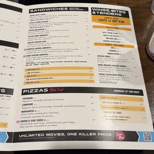 New Menu