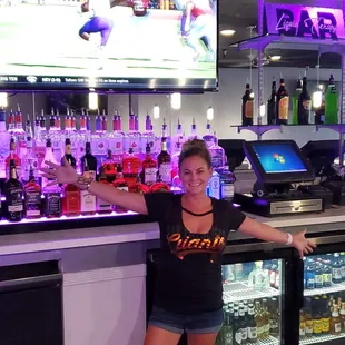 Fun bartender