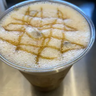 Sea salt caramel cold brew