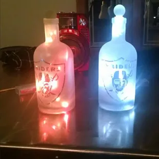 We also have NFL design or if you&apos;re looking to do anything else we can do it for you on any bottle let us know only the Stockton location