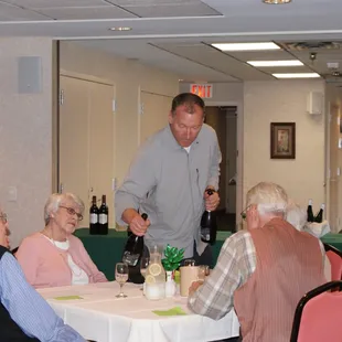 Duane at Wine Tasting Seminar