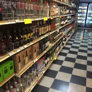 Liquor aisle