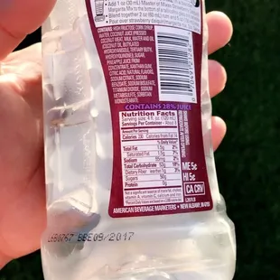 Old expired Piña Colada mix