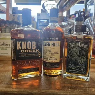 New arrivals!

Knob Creel 120 proof single barrel, NE edition. Orphan Barrel Castle's Curse 14 yr. Heaven Hill bottled in bond.