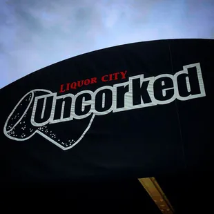 a sign for uncorked