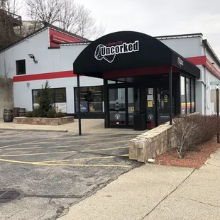 outside