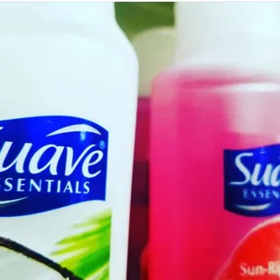 a bottle of suave essentials