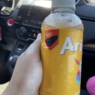 They crossed off the real price in SHARPIE so that they could charge more for it, and it tasted old. Real classy.