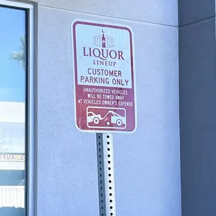 Look for this sign and the parking is fine!