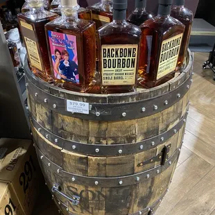 Woodenville whiskey and Backbone store pick
