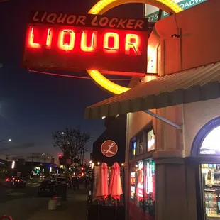 LB historical sign. It's about 80 years old.