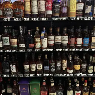Bourbon selection
