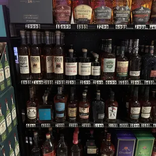 Bourbon selection