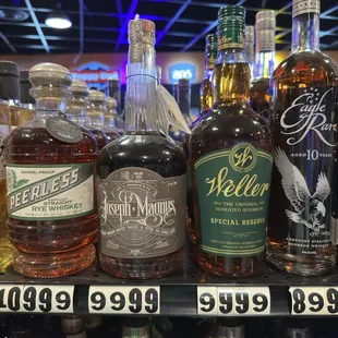 4 good finds, Eagle Rare 10yr and Joseph Magnus, highly sought after.