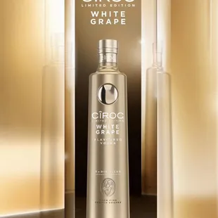 Ciroc white grape. Now available at all Liquor Lockers