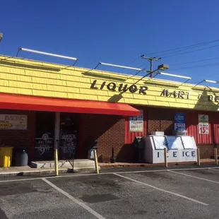 the outside of the store