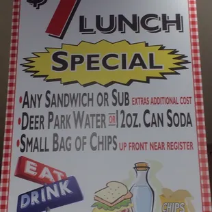 Our famous lunch special!