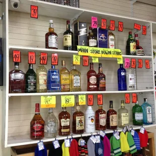 Front-end liquor wall