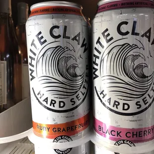 two cans of white claw hard selt
