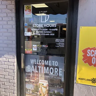 Store hours, provided by Duke Design Co.