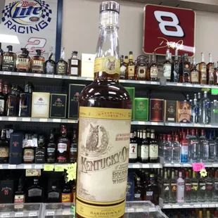 a bottle of rum