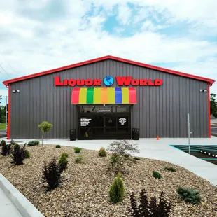 the outside of the building