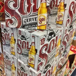 Sol on sale for 8.99. We're open late today and on Christmas Day.