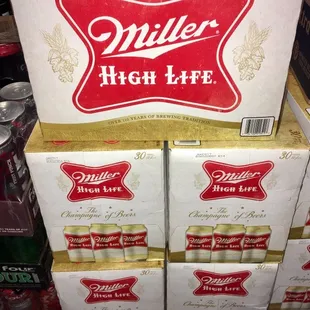 30pack of Miller High Life on sale for 11.99.