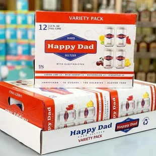 Happy Dad Hard Seltzer, the most popular seltzer in the country! CALL FOR PRICING &amp; AVAILABILITY