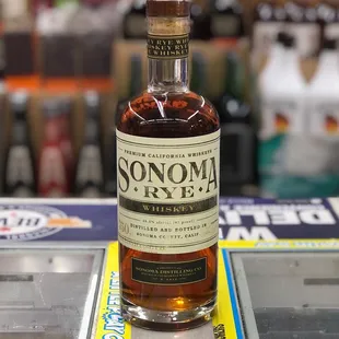 a single bottle of sonoma rye