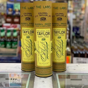 Colonel eh taylor uncut and unfiltered bourbon