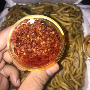 Chili oil