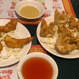 Cheese wontons