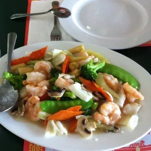 Dinner Shrimp with Vegetables