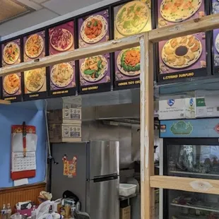 the inside of a restaurant
