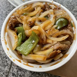 Pepper Steak with Onion