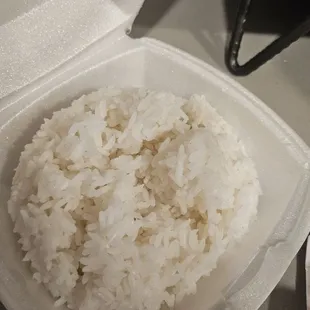 White rice, didn't try it