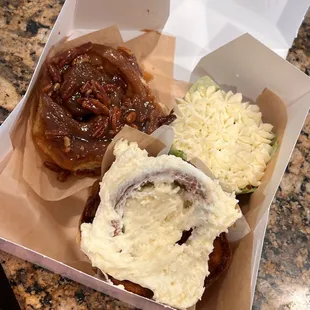 a variety of pastries