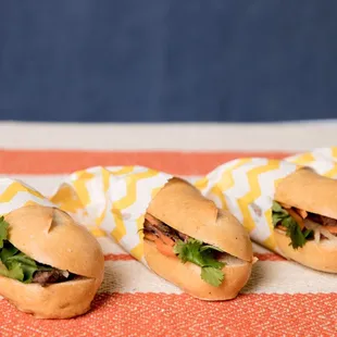 Mini Bahn Mi Sandwiches