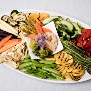 Crudités platter