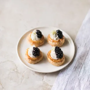 Blackberry and Fennel Tartlets