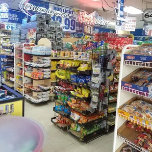 a variety of food items