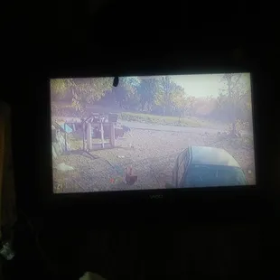 a car parked in a driveway