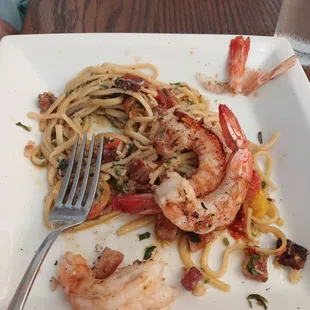 Shrimp pasta