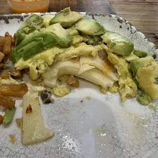 BYO omelette- Swiss, mushrooms &amp; avocado