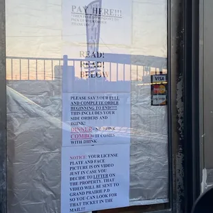 A picture of their drive through window.