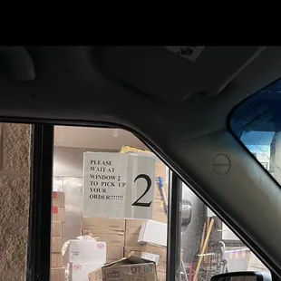 Drive though instructions...with overstock