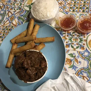 Adobo and lumpia