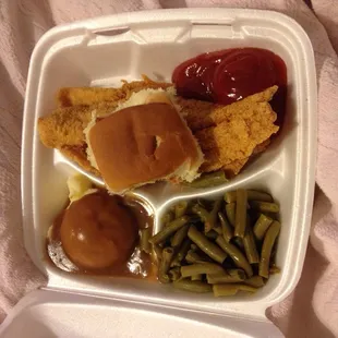 Just this fish I'm getting ready to do damage to. Lol