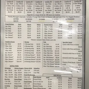 Menu 11/11/18